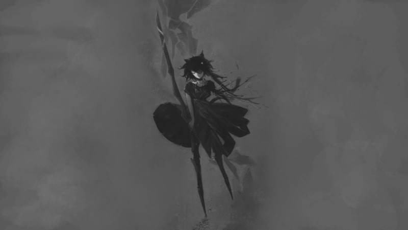 original characters, indoors, growth, beauty in nature, flower, fragility, 5K, flowering plant, close-up, weapon, nature, water, no people, sword, women