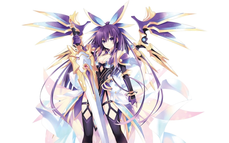 nature, flowering plant, holding, indoors, character, plant, digital, plant part, flower head, freshness, fragility, purple, inflorescence, Date A Live