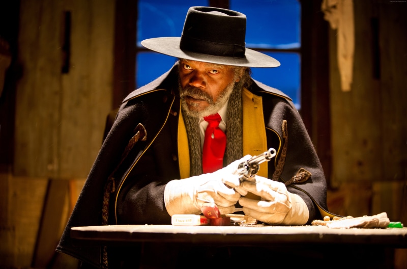 Samuel L. Jackson, western, The Hateful Eight, Best Movies, 5K