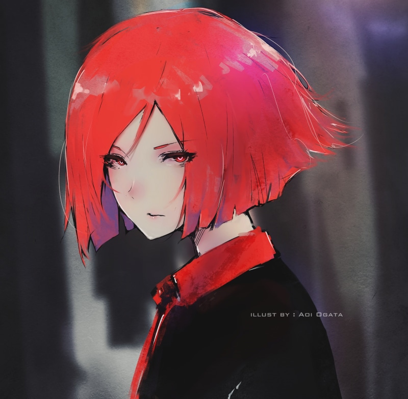 headwear, headshot, women, clothing, beauty, young adult, 2K, young women, portrait, redhead, headdress, hairstyle, fashion, Aoi Ogata, females, contemplation