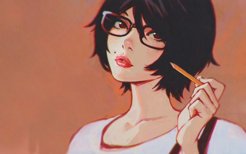 Zankyou no Terror, artwork, Ilya Kuvshinov, 1080P
