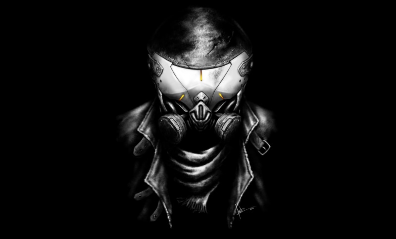 4K, 4K, Black, Dark background, Minimal, Survivor
