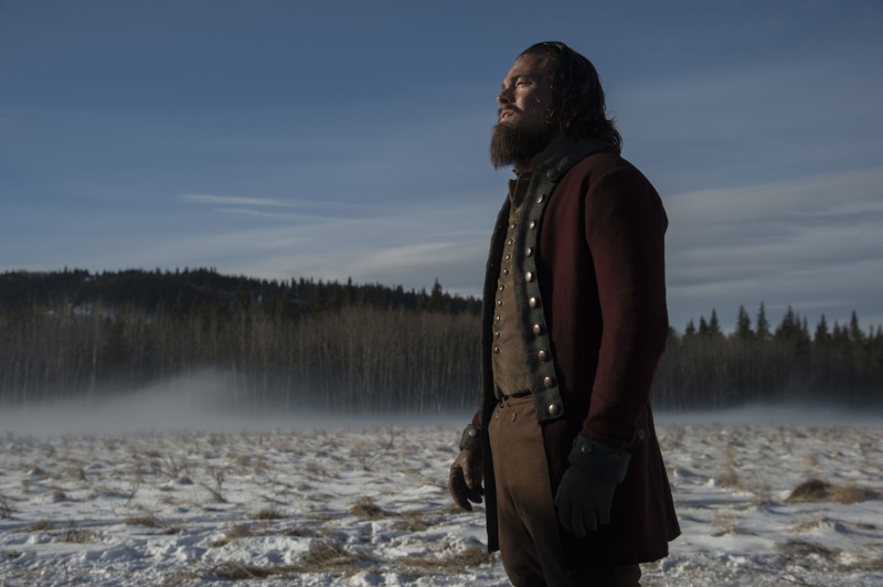 snow, Leonardo DiCaprio, the film, the revenant, survivors, 2K, actor