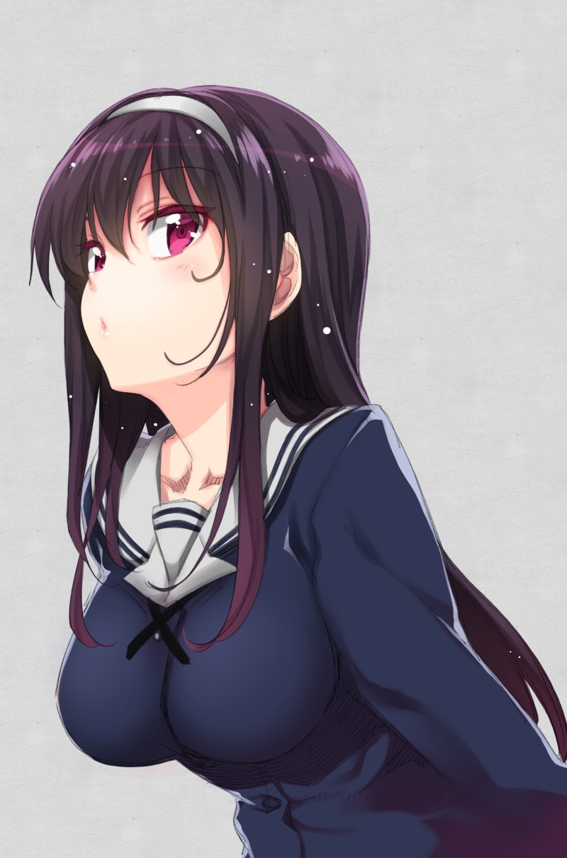 human face, beautiful people, fashion, women, young women, females, Kasumigaoka Utaha, 2K, smiling, clothing, anime girls, beautiful woman, portrait, lifestyles