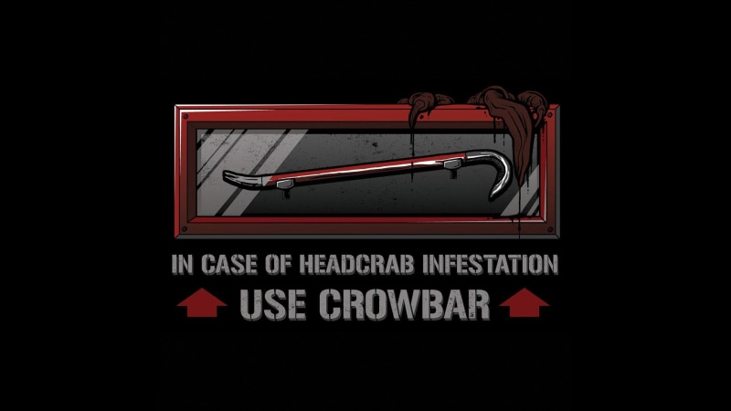 1920x1080, 1080P, crowbar, funny, display, infestation, headcrab