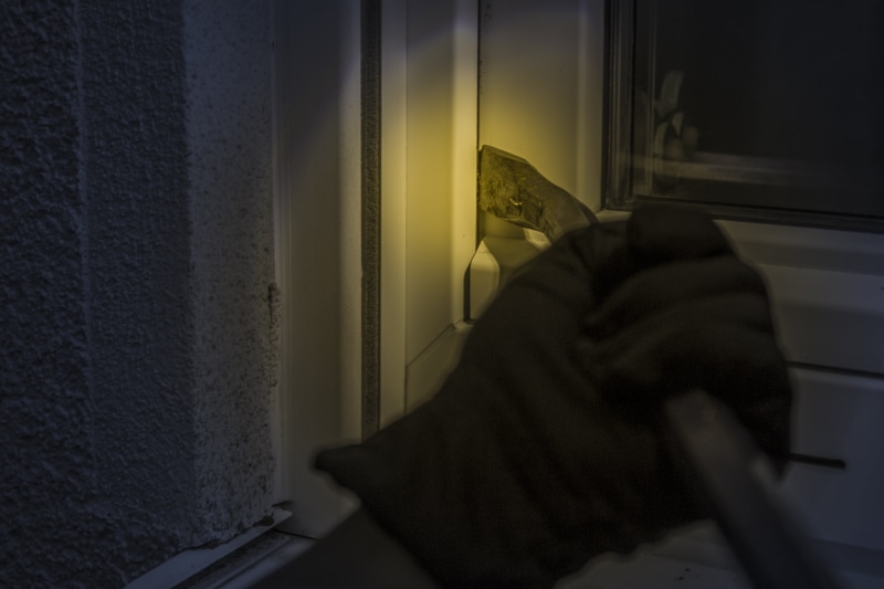 at night, dark, unrecognizable person, real people, person, one person, glove, close-up, window, holding, flashlight, leisure activity, frame, home interior