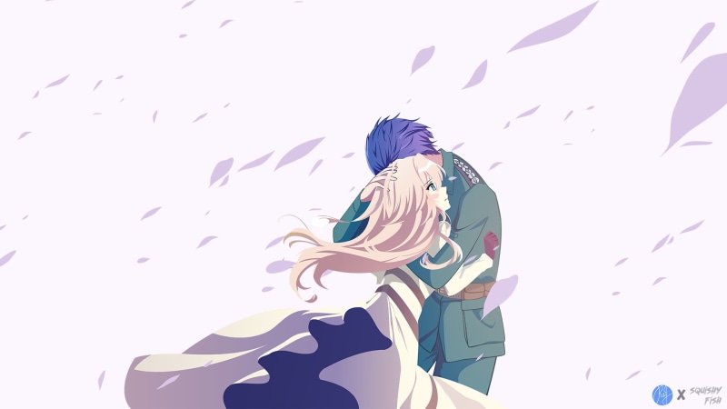Anime, 1080P, Violet Evergarden, Violet Evergarden (Character), Gilbert Bougainvillea