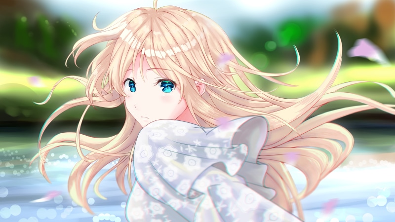 Girl, Violet Evergarden, Violet Evergarden (Character), Blonde, Anime, Blue Eyes, 2K