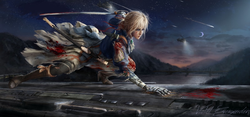 Violet Evergarden (anime), anime girls, Violet Evergarden, 5K