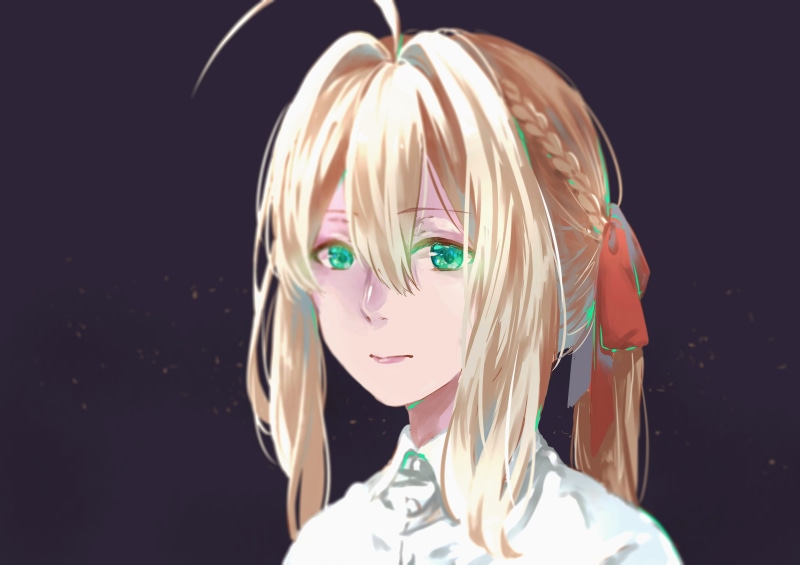 anime, 2K, Violet Evergarden (anime), Fate Series, blonde, Violet Evergarden, anime girls, green eyes