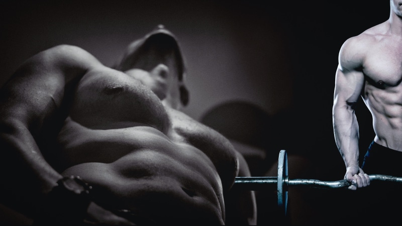 sport, black background, masculinity, semi-dress, bodybuilder, biceps, shadow, body conscious, shirtless, men, torso, people, exercising, healthy lifestyle