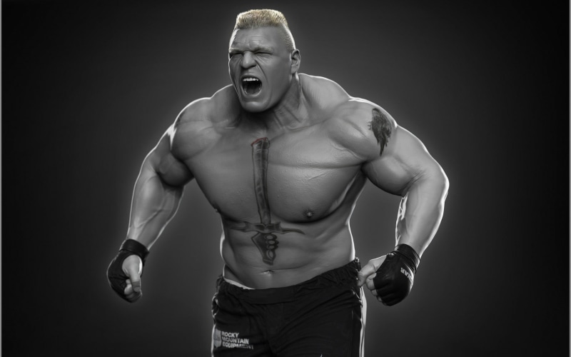 mouth, black background, shirtless, males, anger, aggression, brock lesnar, young adult, brock, mouth open, shouting, one person, indoors, human muscle