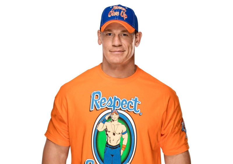 2K, white background, bodybuilder, wrestler, pose, John Cena, WWE, actor, baseball cap, SmackDown Live