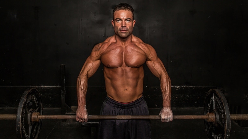 1080P, men, muscles, barbell, sports, 1920x1080, abs