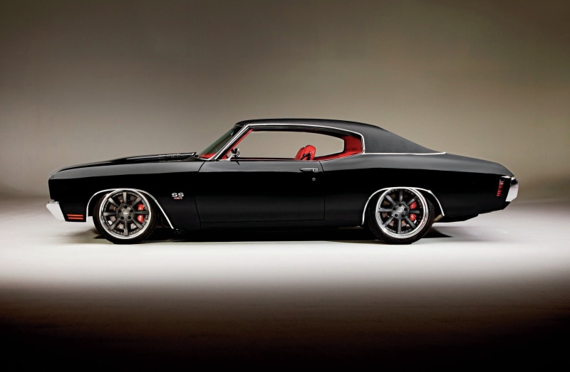 American cars, vehicle, black cars, Chevrolet Chevelle, 1080P, lowrider, car
