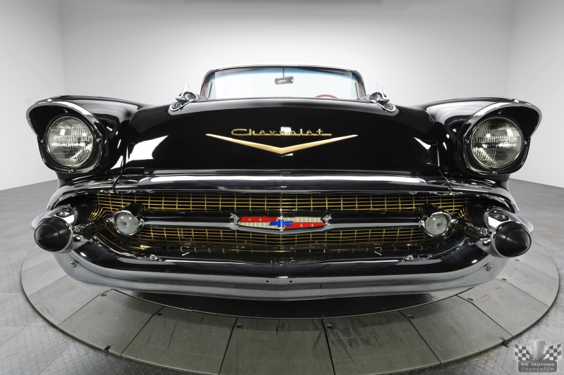 lighting equipment, transportation, black, vintage, chrome, gray, old, day, 1957 Chevrolet, car, motor vehicle, mode of transportation, front view, old car