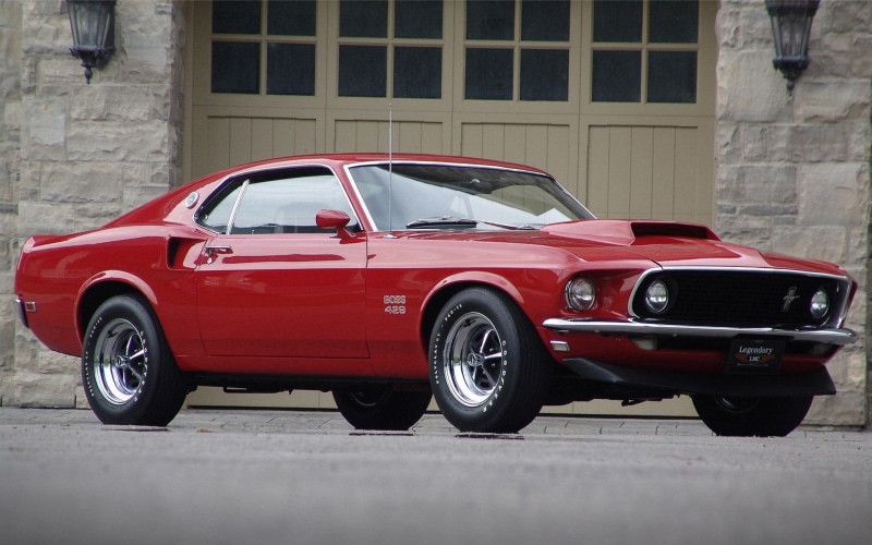 mustang, ford, ford mustang, boss, 1920x1200, 1080P, red, cars, boss 429