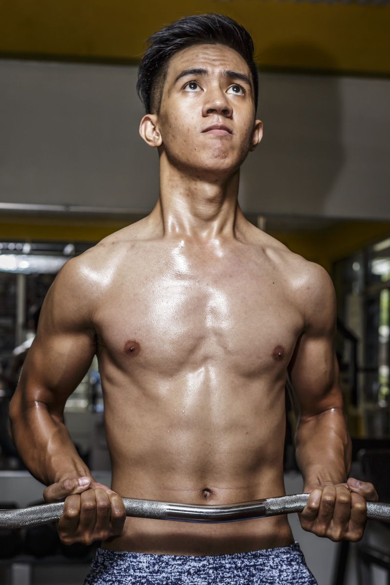 brawny, exercising, front view, indoors, strong, workout, carrying, sport, strength, looking at camera, muscle, gym, adult, weightlifting, portrait, exercise