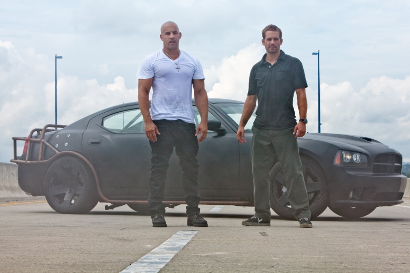 land Vehicle, diesel, positive emotion, casual Clothing, two People, VIN Diesel, people, males, road, mid Adult Men, mode of transportation, real people