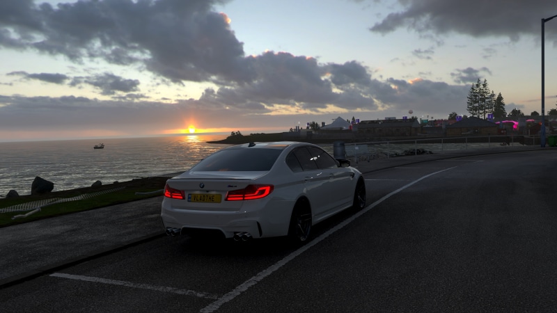 video games, Forza Horizon 4, car, screen shot, road, Forza, BMW, 4K