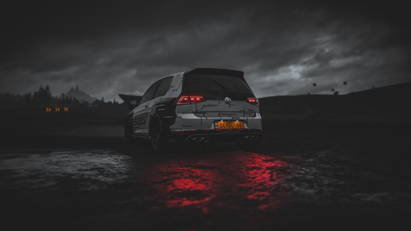 golf 7, car, video games, Golf 7 r, Forza Horizon 4, Volkswagen Golf, 1080P