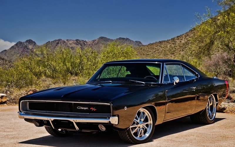 Dodge Charger, rt, charger, t, dodge, muscle car, black, 1080P, r
