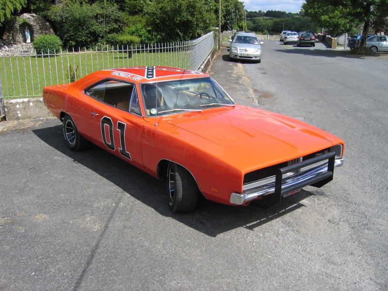 car, General Lee, 720P, Dodge Charger