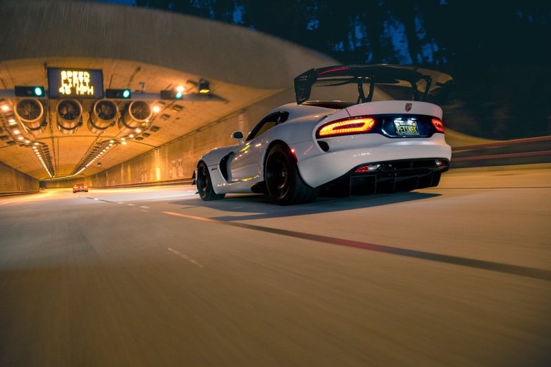 the evening, 1080P, lights, road, ACR, Viper, Dodge