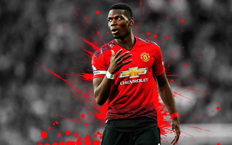 Paul Pogba, Soccer, Manchester United F.C., French, 4K