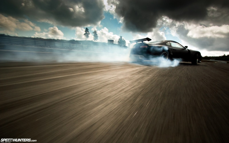 slide, 1080P, drift, hd, cars, toyota, supra