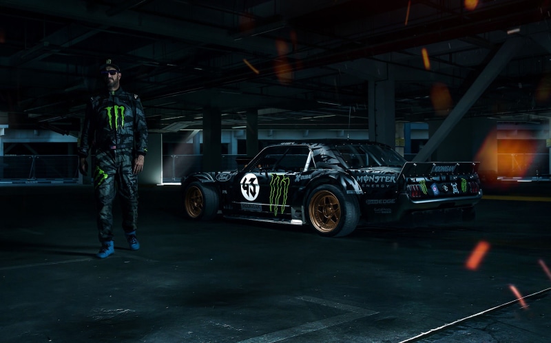 1080P, Ford, Ken Block, Sparks, 845 hp, Side, RTR, Gymkhana, 1965, Hoonicorn, SEVEN, Mustang, Racer