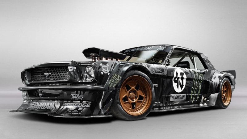 Ken Block, 1080P, drift, Ford Mustang