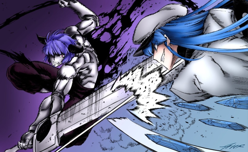 art and craft, indoors, purple, Akame ga Kill!, collection, still life, water, metal, creativity, large group of objects, Esdeath, no people, close-up