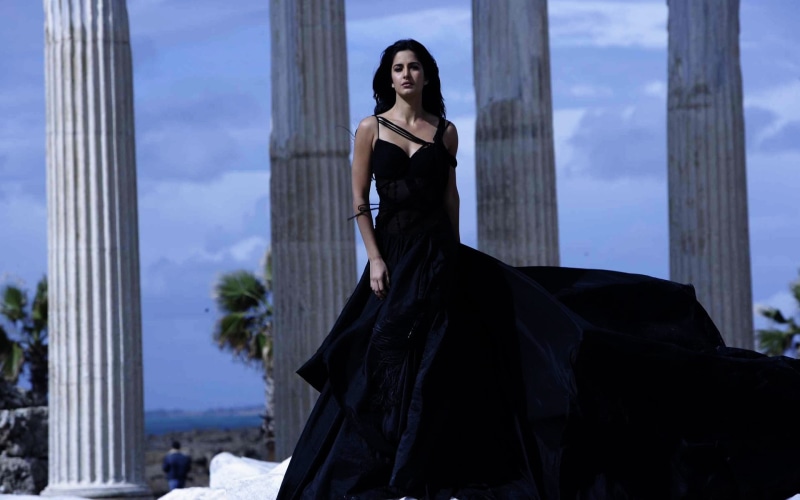 katrina, bollywood actress, indian actress, dress, kaif, women, black, 1080P, celebrity, katrina kaif