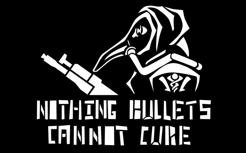 text, studio shot, 720P, cut out, human representation, art and craft, hand, black background, indoors, creativity, plague doctors, male likeness, representation