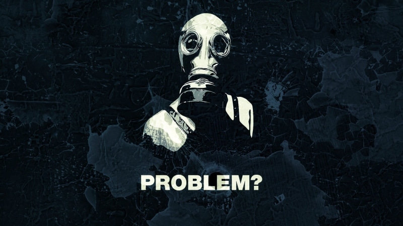problem, spooky, warning sign, quote, bone, nature, human representation, art and craft, no people, gas masks, communication, overlay, outdoors, horror