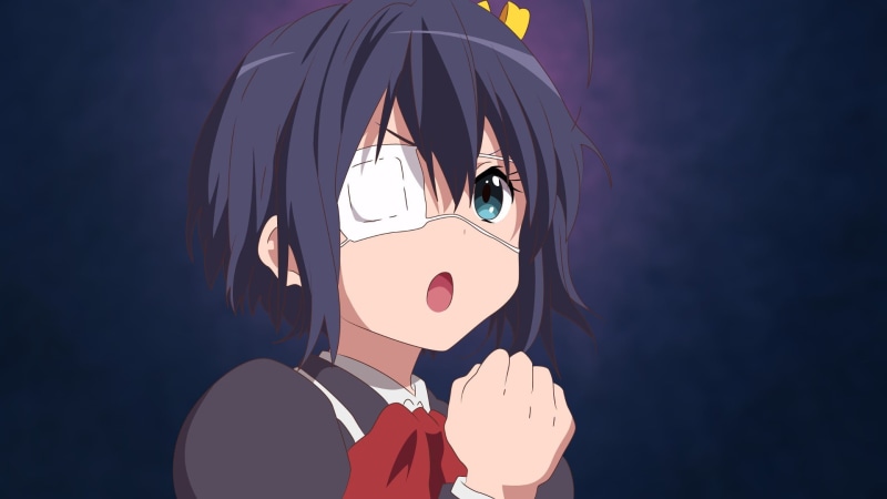 low angle view, character, illustration, body part, lens flare, human face, shape, Chuunibyou demo Koi ga Shitai!, lifestyles, portrait, nature, one person
