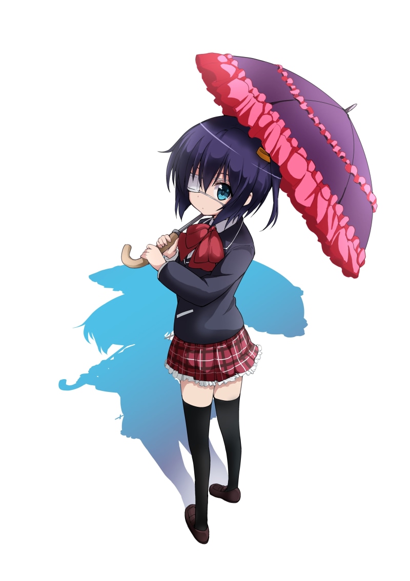4K, Takanashi Rikka, Chuunibyou demo Koi ga Shitai!, anime girls