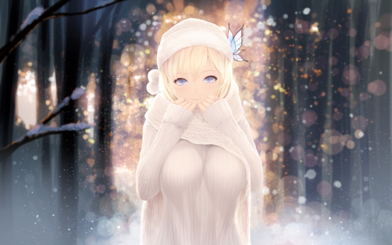 innocence, human body part, celebration, 1080P, emotion, winter, one person, nature, medical condition, adult, looking at camera, cold temperature, Sena Kashiwazaki