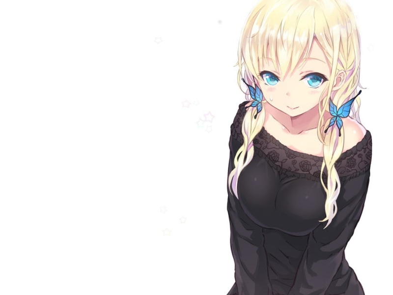 haired, boku wa tomodachi ga sukunai, sena, yellow, sukunai, boku, anime girls, 480P, girls, kashiwazaki, character, wa, blonde, tomodachi, anime, ga