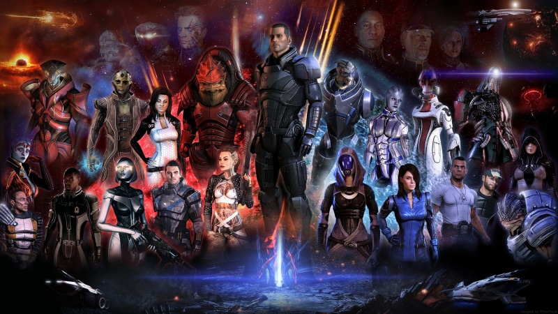 Miranda Lawson, 2K, Mass Effect 3, Mass Effect, video games, Bioware, Citadel (Mass Effect), EDI, Commander Shepard, digital art, render