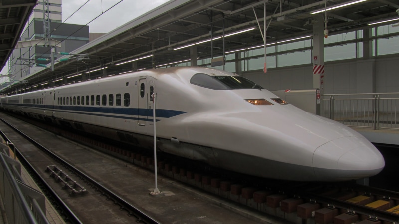 white color, white, train, mode of transportation, no people, shinkansen, rail transportation, railway station, metal, 4K, public transportation, air vehicle