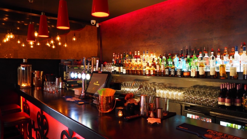 household equipment, nightclub, bartender, food and drink, drink, nightlife, restaurant, assorted, bar counter, clubbing, cocktail, celebration, hard liquor