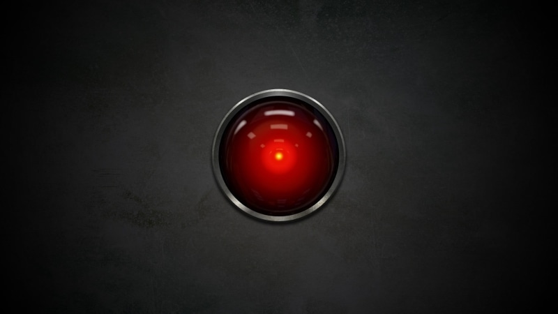 control, circle, gray, indoors, robot, light, technology, 2001: A Space Odyssey, push button, science fiction, no people, illuminated, HAL 9000, shape