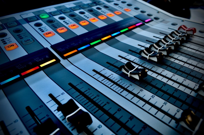 no people, arts culture and entertainment, complexity, control panel, equipment, indoors, yamaha, music, recording studio, the media, choice, industry