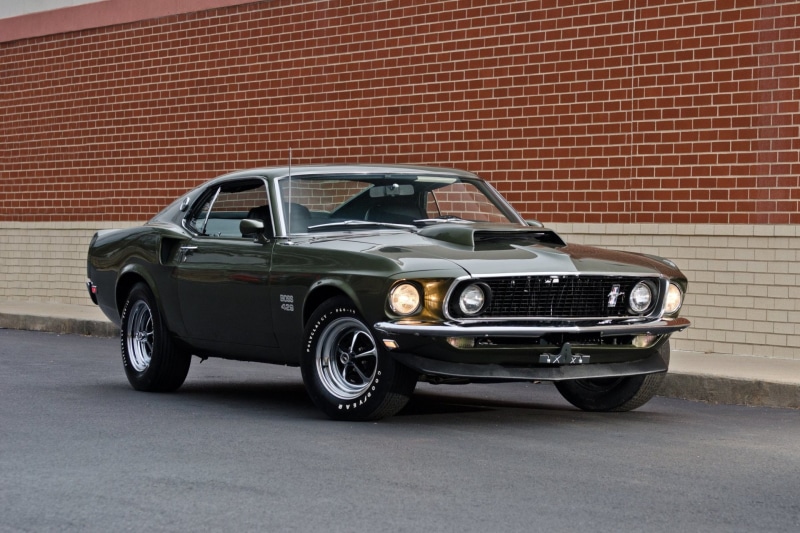 Muscle Car, 1080P, Fastback, Black Car, Ford Mustang Boss 429, Car, Ford