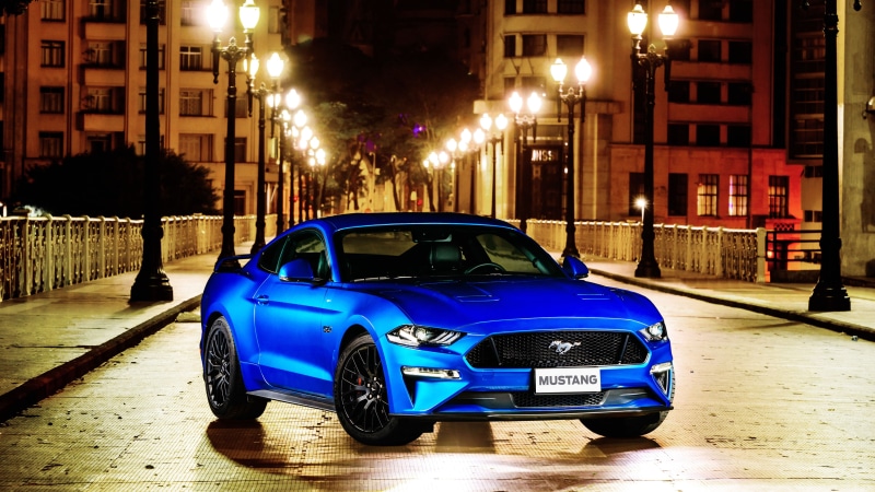 4K, 4K, 2018, Ford Mustang GT Fastback