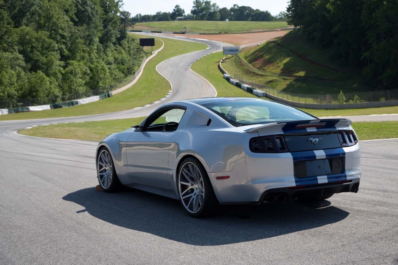 luxury, plant, road, vehicle, ford, mustang, driving, muscle cars, gt, mode of transportation, motor vehicle, growth, land vehicle, car, green color, 1080P