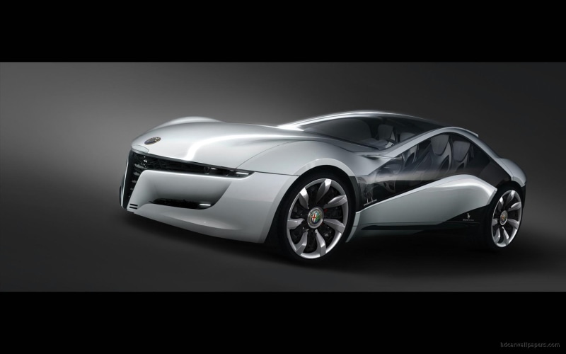 pandion, 1080P, car, alfa, grey, alfa romeo, bertone, cars, concept, romeo