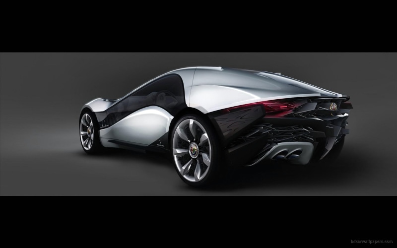 cars, coupe, alfa romeo, romeo, black, 1080P, sports, bertone, gray, alfa, pandion